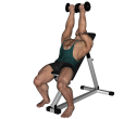 Dumbbell Press - Incline Reverse Alternate